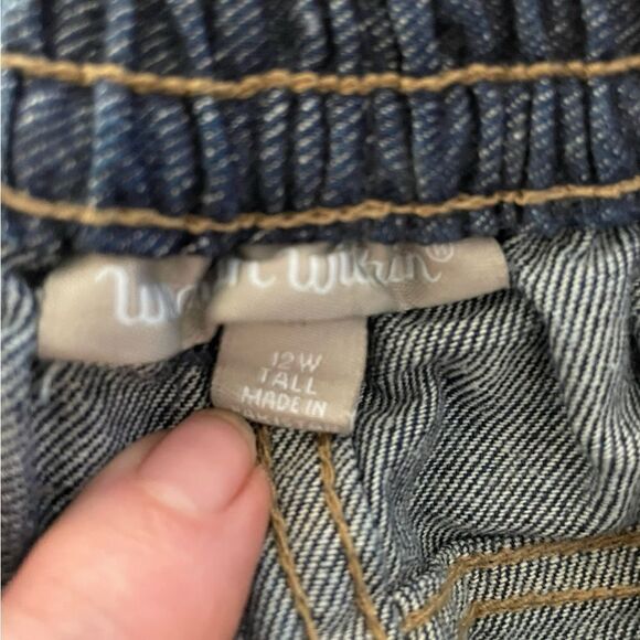 JEANS BY WOMAN WITHIN, 12W TALL - Picture 3 of 7